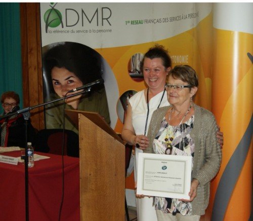 Remise officielle du certificat NF Service - Services à la personne à l'ADMR Andelot