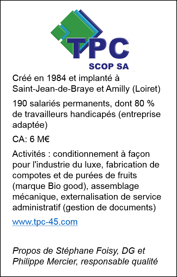 Fiche d'identité TPC